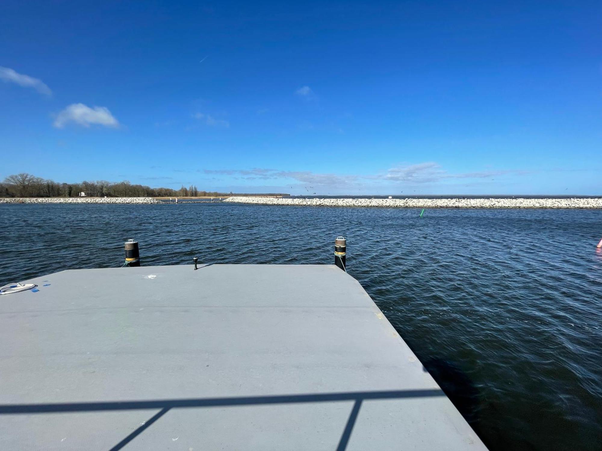 فندق Hausboot Fjord Baltica Mit Dachterrasse In بارث المظهر الخارجي الصورة
